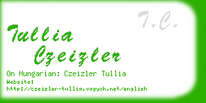 tullia czeizler business card